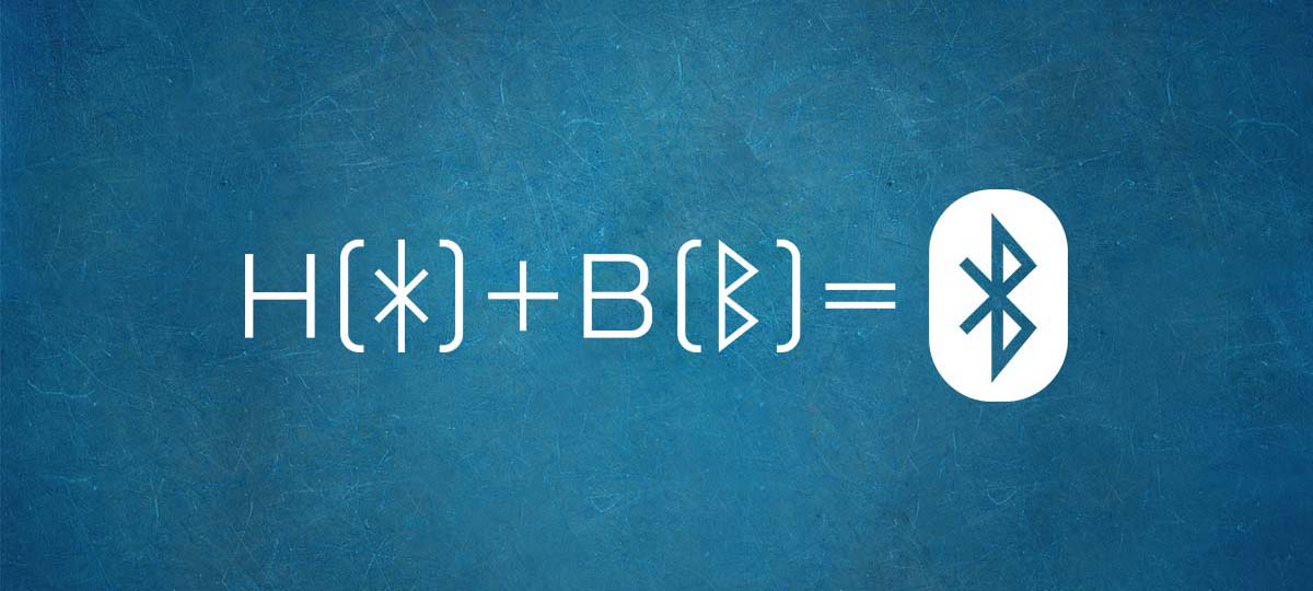 Equação que demonstra como o logotipo do Bluetooth foi criado