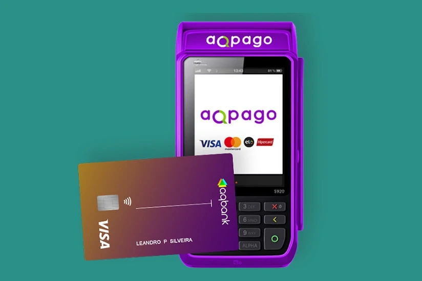 AQPago Ultra com cartão pré-pago