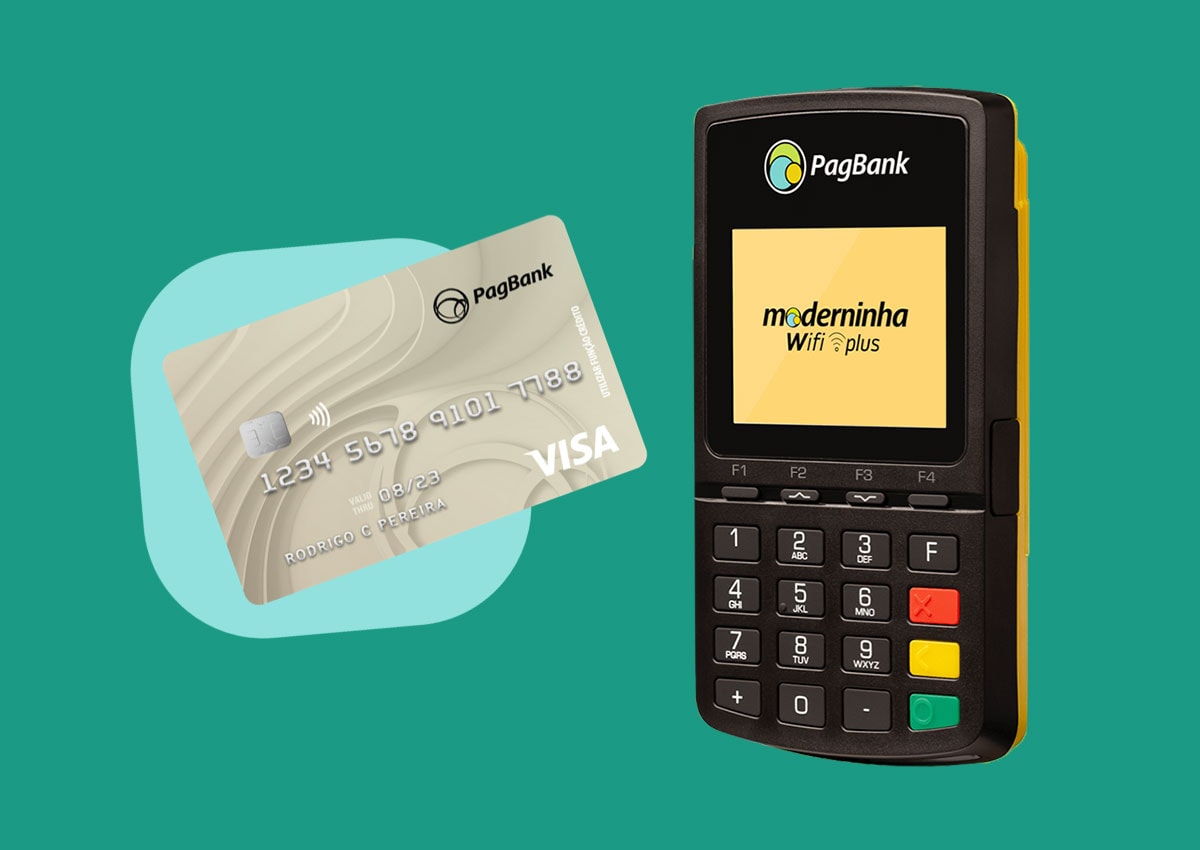 Moderninha Wifi Plus e Cartão PagBank