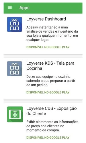 Apps extras do PDV Loyverse